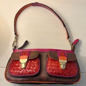 ETRO COLORFUL PAISLEY SHOULDER BAG
